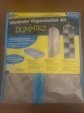 Wardrobe Organization Kit for Dummies - Blue